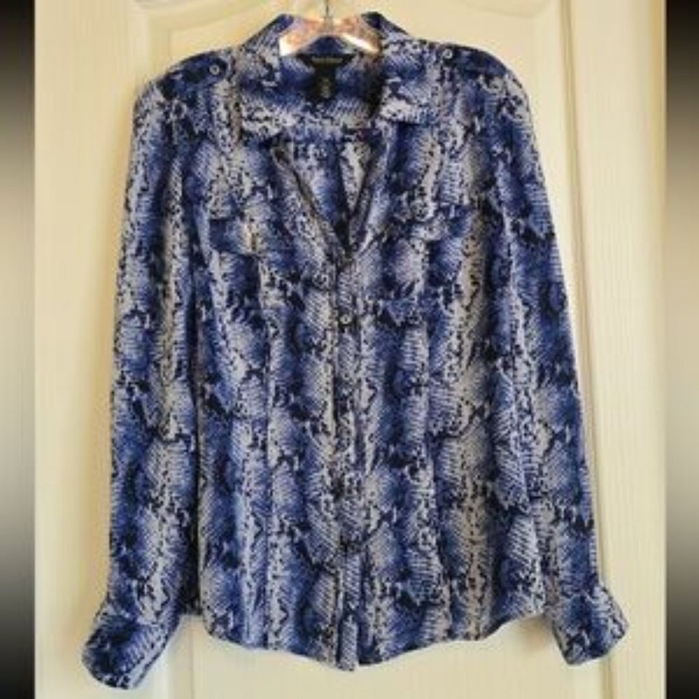 White House Black Market Silk Blouse